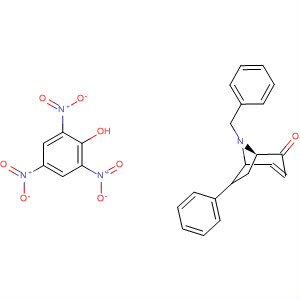 62215-40-1  8-Azabicyclo[3.2.1]oct-3-en-2-one, 6-phenyl-8-(phenylmethyl)-, endo-,compd. with 2,4,6-trinitrophenol (1:1)