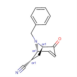 62215-47-8  8-Azabicyclo[3.2.1]oct-3-ene-6-carbonitrile, 2-oxo-8-(phenylmethyl)-,(1R,5R,6S)-rel-