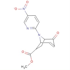 62219-52-7  8-Azabicyclo[3.2.1]oct-3-ene-6-carboxylic acid,8-(5-nitro-2-pyridinyl)-2-oxo-, methyl ester, exo-