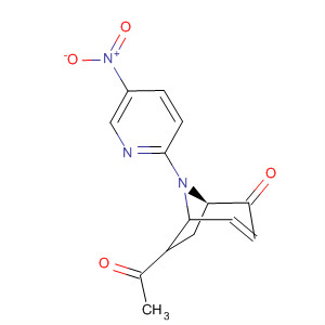 62219-55-0  8-Azabicyclo[3.2.1]oct-3-en-2-one, 6-acetyl-8-(5-nitro-2-pyridinyl)-,endo-