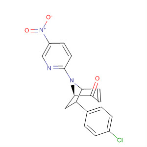 62219-62-9  8-Azabicyclo[3.2.1]oct-3-en-2-one,6-(4-chlorophenyl)-8-(5-nitro-2-pyridinyl)-, endo-