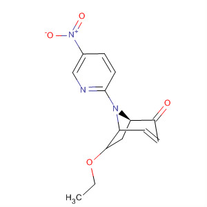 62219-66-3  8-Azabicyclo[3.2.1]oct-3-en-2-one, 6-ethoxy-8-(5-nitro-2-pyridinyl)-,endo-