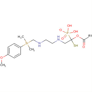 62220-25-1  Ethanethiol,2-[[2-[[[(4-methoxyphenyl)dimethylsilyl]methyl]amino]ethyl]amino]-,dihydrogen phosphate (ester)
