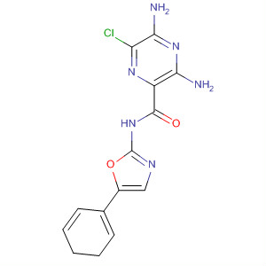 62226-13-5  Pyrazinecarboxamide,3,5-diamino-6-chloro-N-(4,5-dihydro-5-phenyl-2-oxazolyl)-