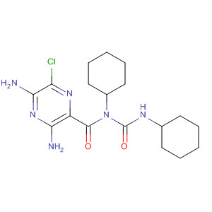 62226-14-6  Pyrazinecarboxamide,3,5-diamino-6-chloro-N-cyclohexyl-N-[(cyclohexylamino)carbonyl]-