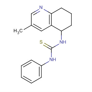 62230-76-6  Thiourea, N-phenyl-N'-(5,6,7,8-tetrahydro-3-methyl-5-quinolinyl)-