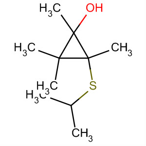 62234-60-0  Cyclopropanol, 1,2,2,3-tetramethyl-3-[(1-methylethyl)thio]-