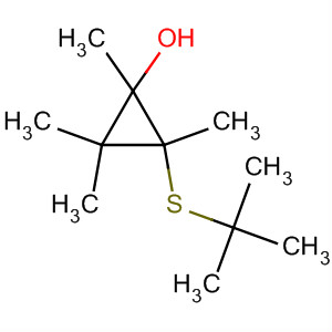 62234-62-2  Cyclopropanol, 2-[(1,1-dimethylethyl)thio]-1,2,3,3-tetramethyl-