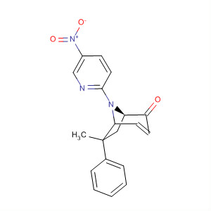 62239-63-8  8-Azabicyclo[3.2.1]oct-3-en-2-one,6-methyl-8-(5-nitro-2-pyridinyl)-6-phenyl-, endo-
