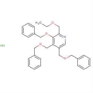62245-74-3  Pyridine,2-(ethoxymethyl)-3-(phenylmethoxy)-4,5-bis[(phenylmethoxy)methyl]-,hydrochloride