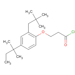 62254-12-0  Propanoyl chloride,3-[4-(1,1-dimethylpropyl)-2-(2,2-dimethylpropyl)phenoxy]-
