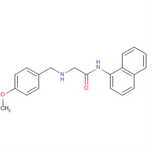 62257-68-5  Acetamide, 2-[(4-methoxyphenyl)methylamino]-N-1-naphthalenyl-