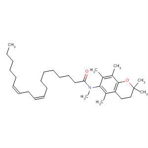 62257-94-7  9,12-Octadecadienamide,N-(3,4-dihydro-2,2,5,7,8-pentamethyl-2H-1-benzopyran-6-yl)-N-methyl-,(Z,Z)-