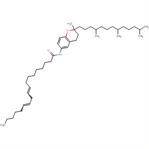 62257-95-8  9,12-Octadecadienamide,N-[3,4-dihydro-2-methyl-2-(4,8,12-trimethyltridecyl)-2H-1-benzopyran-6-yl]-