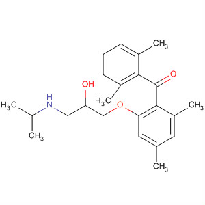 62262-07-1  Methanone,(2,6-dimethylphenyl)[2-[2-hydroxy-3-[(1-methylethyl)amino]propoxy]-4,6-dimethylphenyl]-