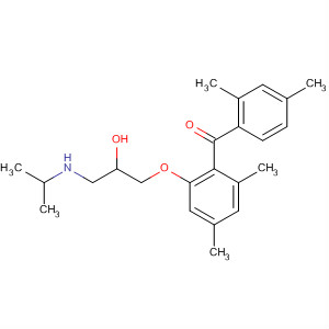 62262-09-3  Methanone,(2,4-dimethylphenyl)[2-[2-hydroxy-3-[(1-methylethyl)amino]propoxy]-4,6-dimethylphenyl]-