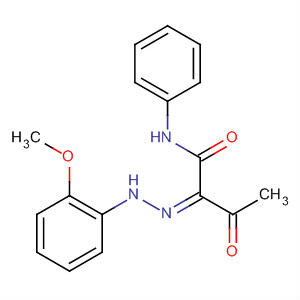 62269-09-4  Butanamide, 2-[(2-methoxyphenyl)hydrazono]-3-oxo-N-phenyl-, (Z)-
