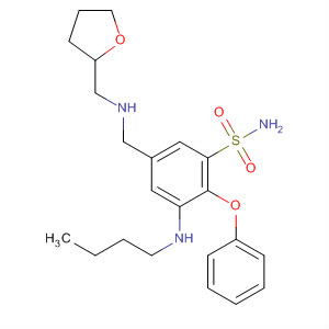 62274-59-3  Benzenesulfonamide,3-(butylamino)-2-phenoxy-5-[[[(tetrahydro-2-furanyl)methyl]amino]methyl]-