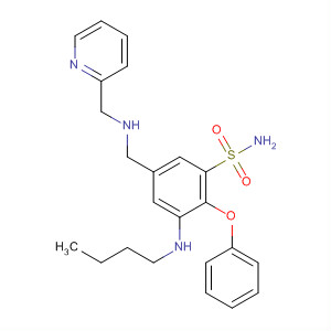 62274-62-8  Benzenesulfonamide,3-(butylamino)-2-phenoxy-5-[[(2-pyridinylmethyl)amino]methyl]-