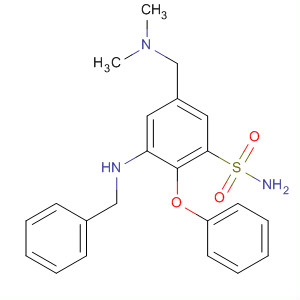 62274-65-1  Benzenesulfonamide,5-[(dimethylamino)methyl]-2-phenoxy-3-[(phenylmethyl)amino]-