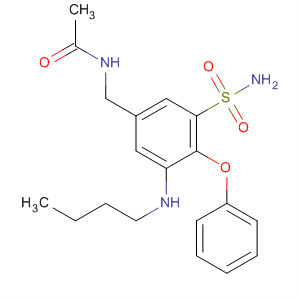 62275-86-9  Acetamide,N-[[3-(aminosulfonyl)-5-(butylamino)-4-phenoxyphenyl]methyl]-