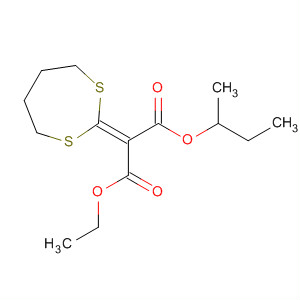 62280-84-6  Propanedioic acid, 1,3-dithiepan-2-ylidene-, ethyl 1-methylpropyl ester