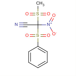 62283-49-2  Acetonitrile, (methylsulfonyl)nitro(phenylsulfonyl)-