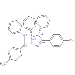 62284-11-1  1,2-Diazabicyclo[3.2.0]hepta-2,6-diene,3,7-bis(4-methylphenyl)-4,5,6-triphenyl-, cis-