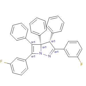 62284-12-2  1,2-Diazabicyclo[3.2.0]hepta-2,6-diene,3,7-bis(3-fluorophenyl)-4,5,6-triphenyl-, cis-