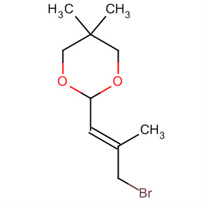 62285-90-9  1,3-Dioxane, 2-(3-bromo-2-methyl-1-propenyl)-5,5-dimethyl-, (E)-