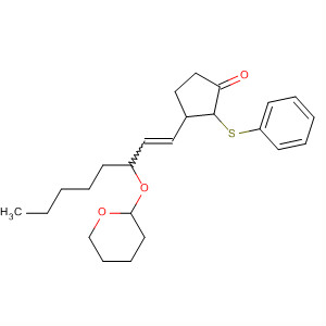 62296-88-2  Cyclopentanone,2-(phenylthio)-3-[3-[(tetrahydro-2H-pyran-2-yl)oxy]-1-octenyl]-