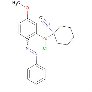 62301-36-4  Palladium,chloro(isocyanocyclohexane)[5-methoxy-2-(phenylazo)phenyl]-