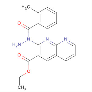 623113-99-5  1,8-Naphthyridine-3-carboxylic acid, 2-[2-(2-methylbenzoyl)hydrazino]-,ethyl ester