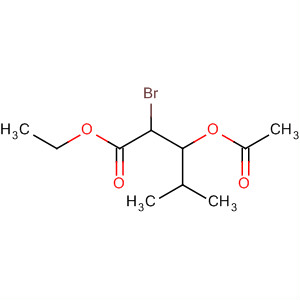 62317-41-3  Pentanoic acid, 3-(acetyloxy)-2-bromo-4-methyl-, ethyl ester