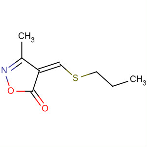 61861-38-9  5(4H)-Isoxazolone, 3-methyl-4-[(propylthio)methylene]-, (Z)-