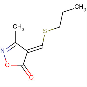 61861-39-0  5(4H)-Isoxazolone, 3-methyl-4-[(propylthio)methylene]-, (E)-