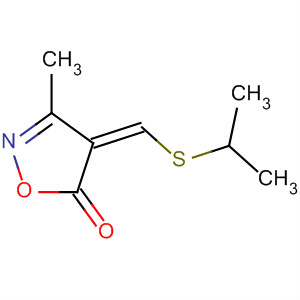 61861-40-3  5(4H)-Isoxazolone, 3-methyl-4-[[(1-methylethyl)thio]methylene]-, (Z)-