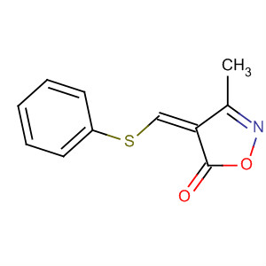 61861-48-1  5(4H)-Isoxazolone, 3-methyl-4-[(phenylthio)methylene]-, (Z)-