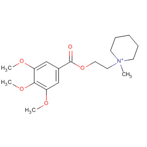 61864-05-9  Piperidinium, 1-methyl-1-[2-[(3,4,5-trimethoxybenzoyl)oxy]ethyl]-