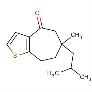 61870-78-8  4H-Cyclohepta[b]thiophen-4-one,5,6,7,8-tetrahydro-6-methyl-6-(2-methylpropyl)-