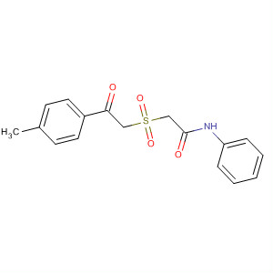 61883-83-8  Acetamide, 2-[[2-(4-methylphenyl)-2-oxoethyl]sulfonyl]-N-phenyl-