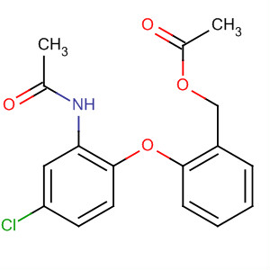 61886-89-3  Acetamide, N-[2-[2-[(acetyloxy)methyl]phenoxy]-5-chlorophenyl]-