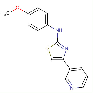 61889-51-8  2-Thiazolamine, N-(4-methoxyphenyl)-4-(3-pyridinyl)-