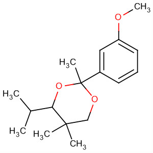 61920-08-9  1,3-Dioxane, 2-(3-methoxyphenyl)-2,5,5-trimethyl-4-(1-methylethyl)-