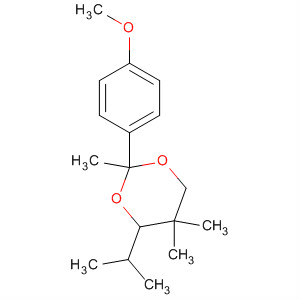 61920-11-4  1,3-Dioxane, 2-(4-methoxyphenyl)-2,5,5-trimethyl-4-(1-methylethyl)-