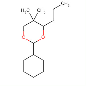 61920-30-7  1,3-Dioxane, 2-cyclohexyl-5,5-dimethyl-4-propyl-