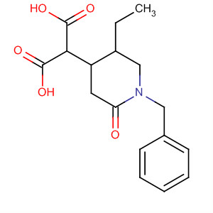 61930-56-1  Propanedioic acid, [5-ethyl-2-oxo-1-(phenylmethyl)-4-piperidinyl]-,trans-