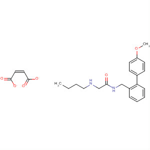 61956-43-2  Acetamide, 2-(butylamino)-N-[(4-methoxyphenyl)phenylmethyl]-,(2Z)-2-butenedioate (1:1)