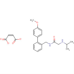 61956-46-5  Acetamide,N-[(4-methoxyphenyl)phenylmethyl]-2-[(1-methylethyl)amino]-,(2Z)-2-butenedioate (1:1)