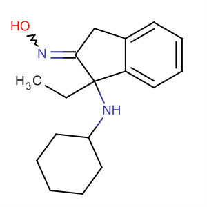61957-56-0  2H-Inden-2-one, 1-(cyclohexylamino)-1-ethyl-1,3-dihydro-, oxime
